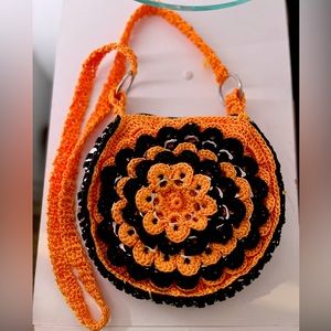 Handmade Orange Soda Tab Crossbody bag